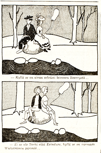 Pilapiirros, Aamulehti 1968