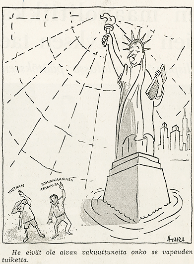 Pilapiirros, Aamulehti 1968